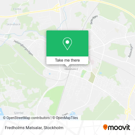 Fredholms Matsalar map