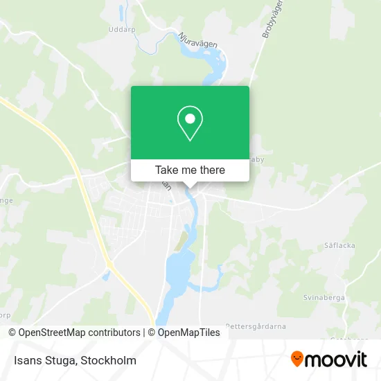 Isans Stuga map