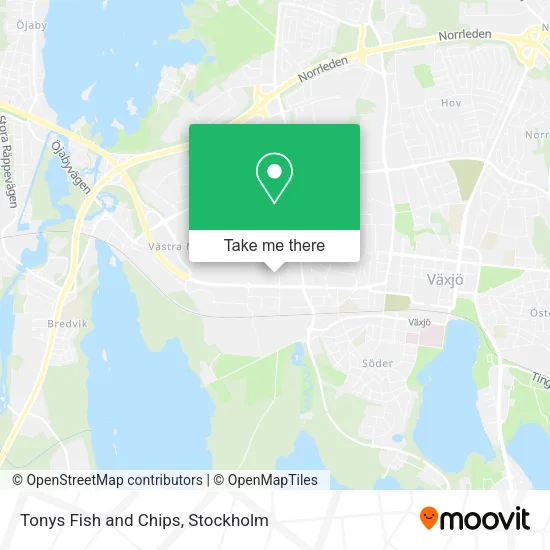 Tonys Fish and Chips map