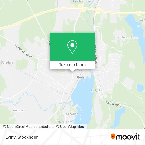 Eviny map