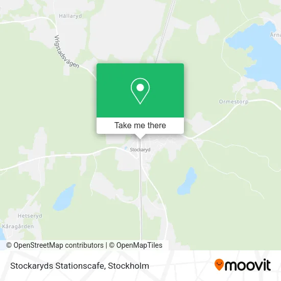 Stockaryds Stationscafe map