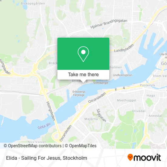 Elida - Sailing For Jesus map