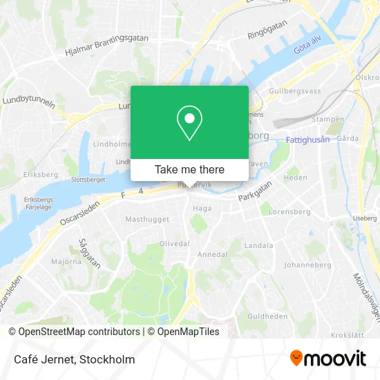 Café Jernet map