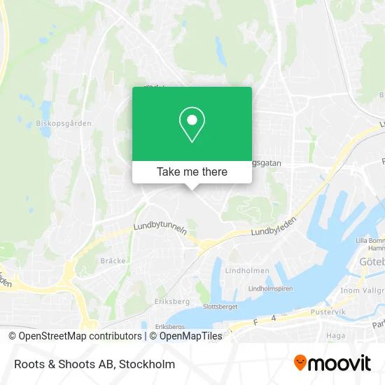 Roots & Shoots AB map