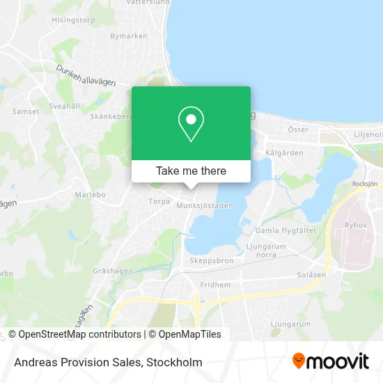 Andreas Provision Sales map