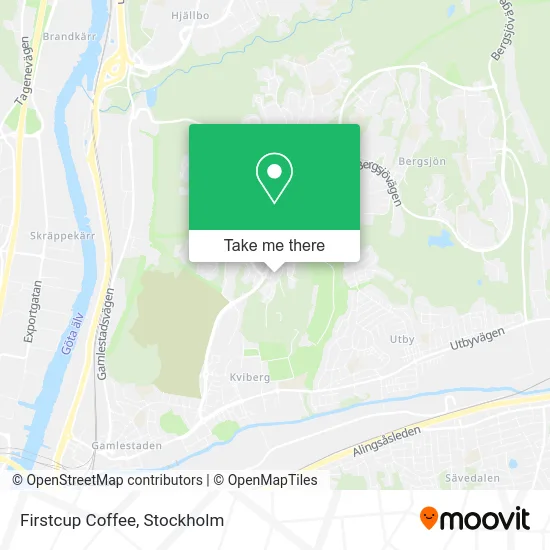 Firstcup Coffee map