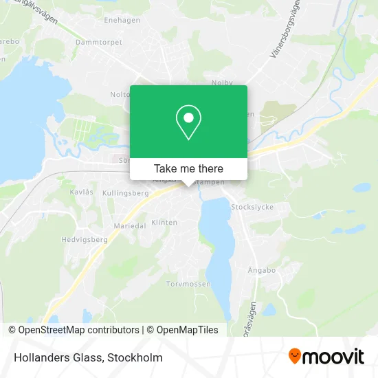 Hollanders Glass map