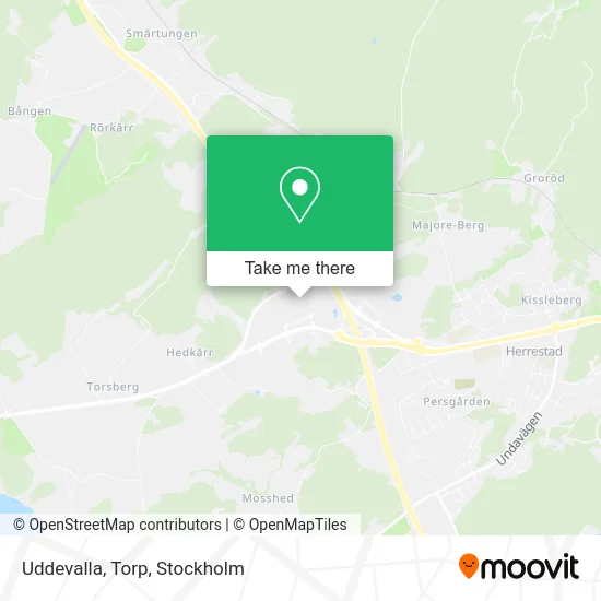 Uddevalla, Torp map