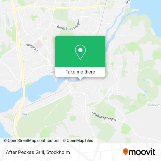 After Peckas Grill map