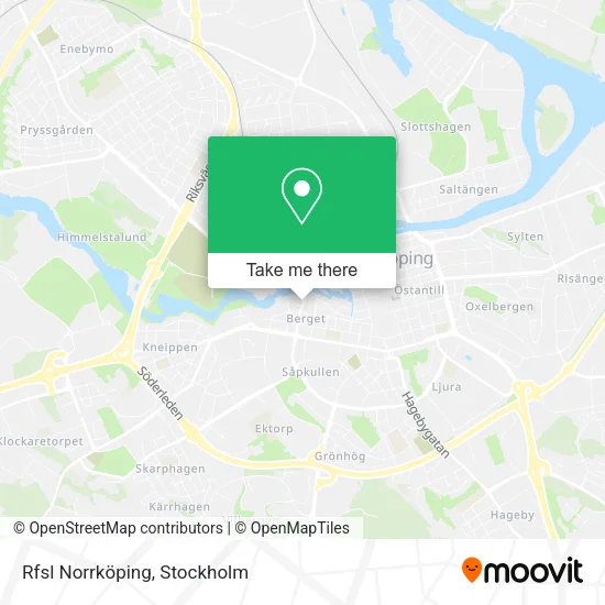Rfsl Norrköping map