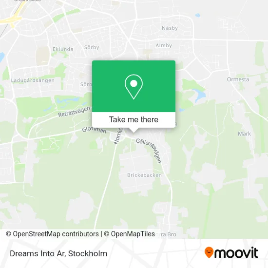 Dreams Into Ar map
