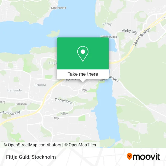 Fittja Guld map