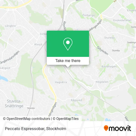Peccato Espressobar map