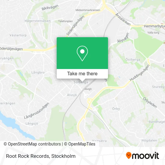 Root Rock Records map