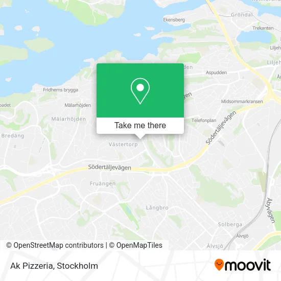 Ak Pizzeria map