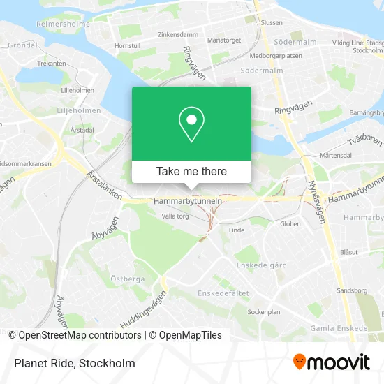 Planet Ride map