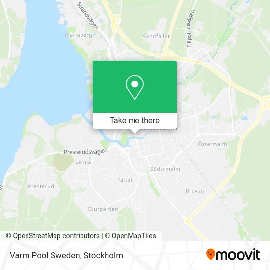 Varm Pool Sweden map