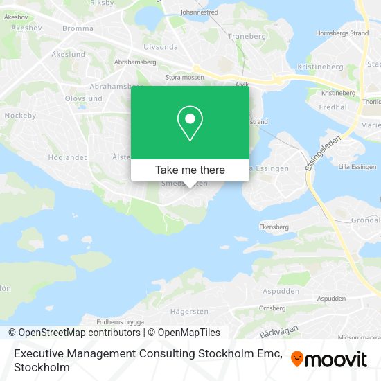 Executive Management Consulting Stockholm Emc map