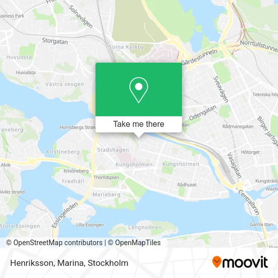 Henriksson, Marina map