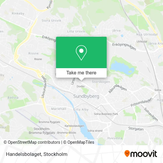 Handelsbolaget map