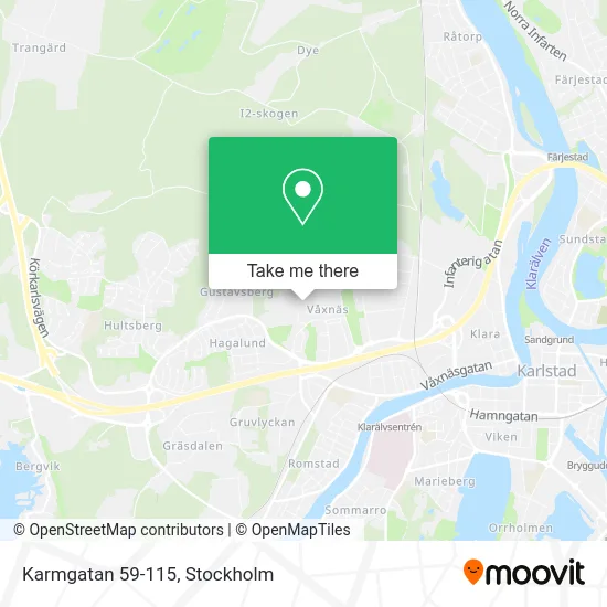 Karmgatan 59-115 map