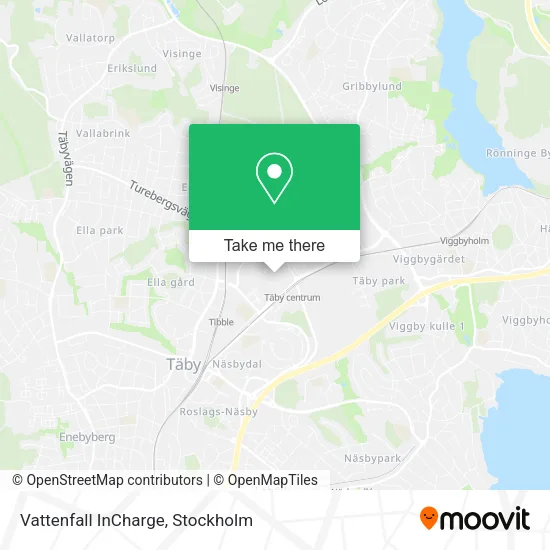 Vattenfall InCharge map