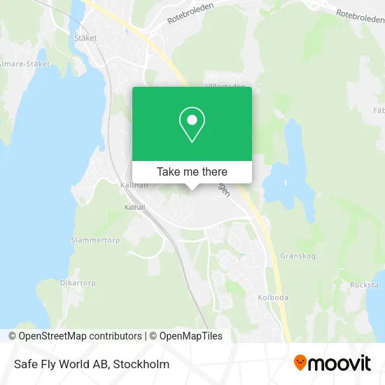 Safe Fly World AB map