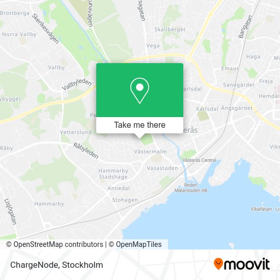 ChargeNode map