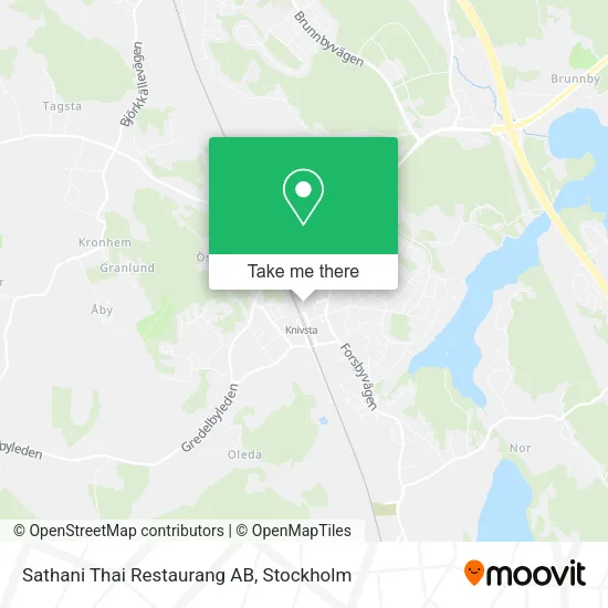 Sathani Thai Restaurang AB map