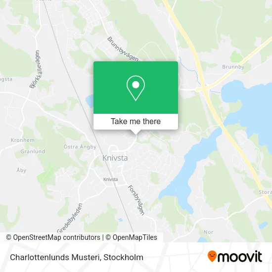 Charlottenlunds Musteri map