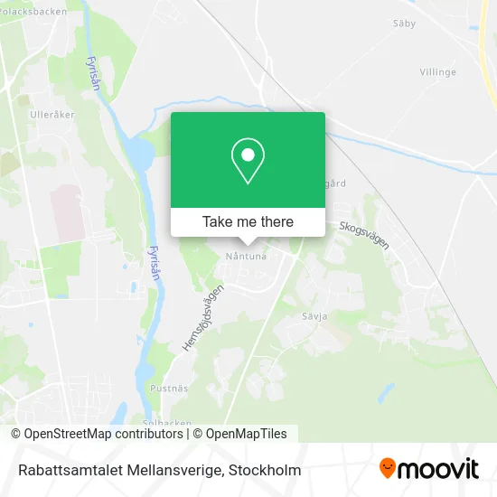 Rabattsamtalet Mellansverige map