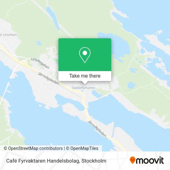 Café Fyrvaktaren Handelsbolag map