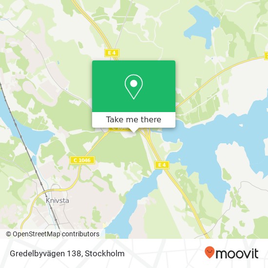 Gredelbyvägen 138 map