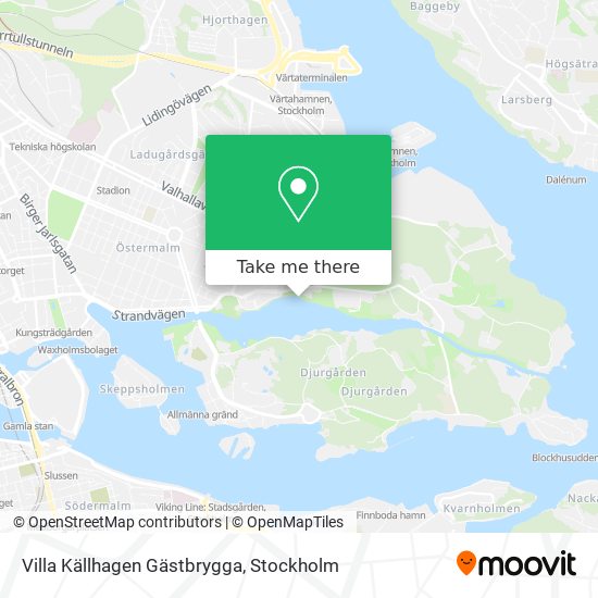 Villa Källhagen Gästbrygga map