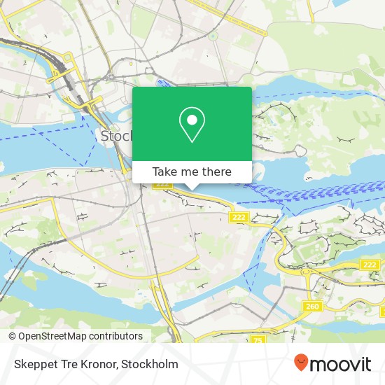 Skeppet Tre Kronor map