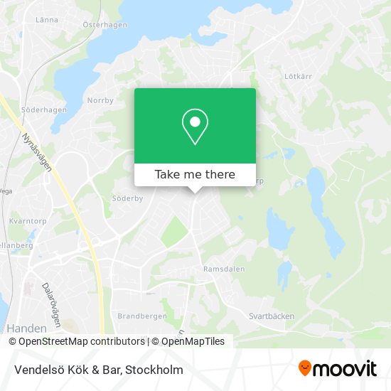 Vendelsö Kök & Bar map