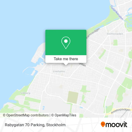 Rabygatan 70 Parking map