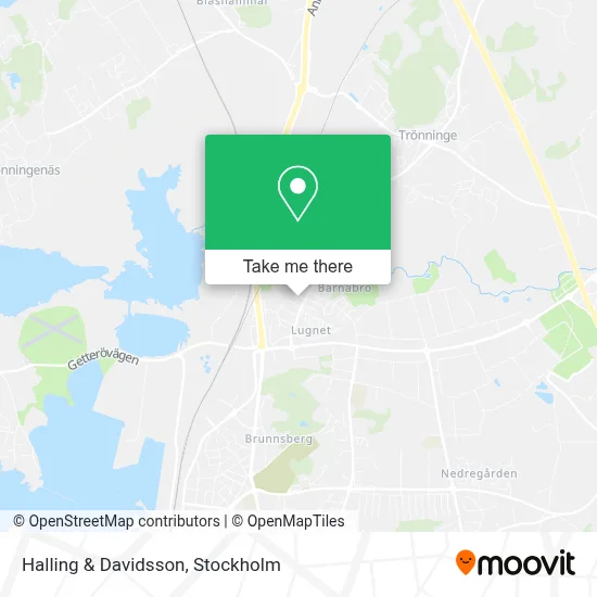Halling & Davidsson map