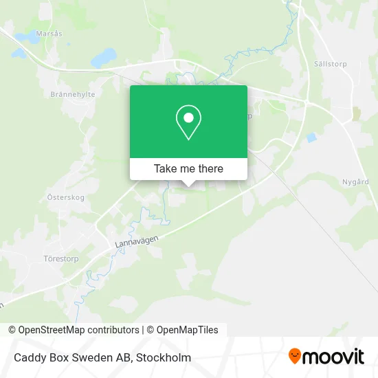 Caddy Box Sweden AB map
