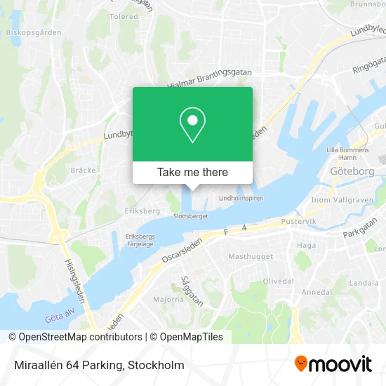 Miraallén 64 Parking map