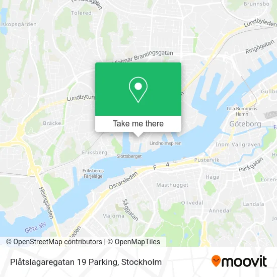 Plåtslagaregatan 19 Parking map