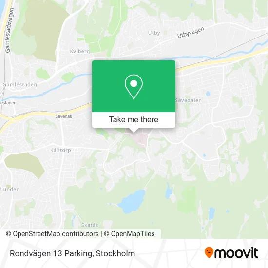 Rondvägen 13 Parking map