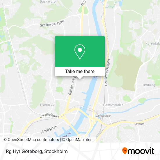 Rg Hyr Göteborg map