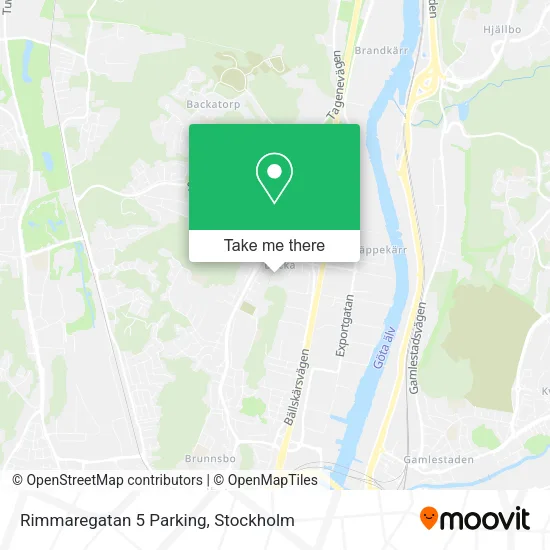 Rimmaregatan 5 Parking map