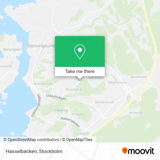 Hasselbacken map