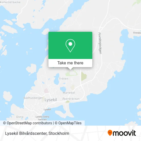 Lysekil Bilvårdscenter map