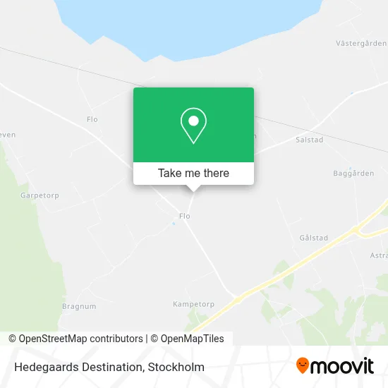 Hedegaards Destination map