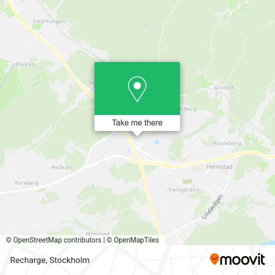 Recharge map