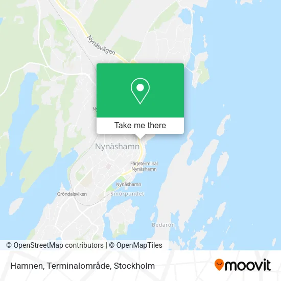Hamnen, Terminalområde map