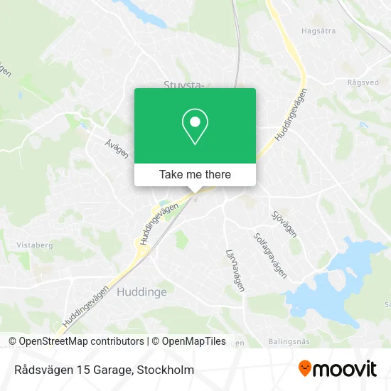 Rådsvägen 15 Garage map
